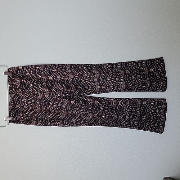 No boundaries Downtown Girl NOBO y2k Soft Pattern Flare Pants Small - Picture 5 of 8